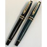 WATERMAN Expert MK1 2 pz. PENNA STILOGRAFICA Nero e Verde VINTAGE FOUNTAIN PEN