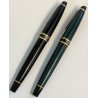 WATERMAN Expert MK1 2 pz. PENNA STILOGRAFICA Nero e Verde VINTAGE FOUNTAIN PEN