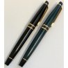 WATERMAN Expert MK1 2 pz. PENNA STILOGRAFICA Nero e Verde VINTAGE FOUNTAIN PEN