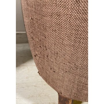 COPPIA POLTRONA ORECCHIE TOFFA MARRONE DEDIGN VINTAGE ARMCHAIR ANNI '50 LEGNO