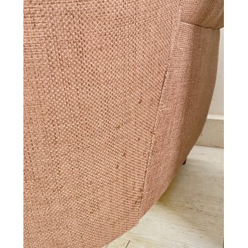 COPPIA POLTRONA ORECCHIE TOFFA MARRONE DEDIGN VINTAGE ARMCHAIR ANNI '50 LEGNO