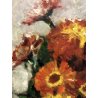 QUADRO OLIO TAVOLA Corrado Michelozzi NATURA MORTA VASO di FIORI