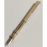 ANTICA PENNA STILOGRAFICA retrattile PENCIL TELESCOPICA Vittoriana oro DIP PEN