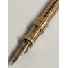 ANTICA PENNA STILOGRAFICA retrattile PENCIL TELESCOPICA Vittoriana oro DIP PEN