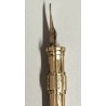 ANTICA PENNA STILOGRAFICA retrattile PENCIL TELESCOPICA Vittoriana oro DIP PEN