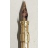 ANTICA PENNA STILOGRAFICA retrattile PENCIL TELESCOPICA Vittoriana oro DIP PEN
