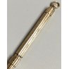 ANTICA PENNA STILOGRAFICA retrattile PENCIL TELESCOPICA Vittoriana oro DIP PEN