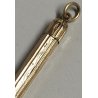 ANTICA PENNA STILOGRAFICA retrattile PENCIL TELESCOPICA Vittoriana oro DIP PEN