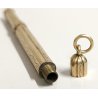 ANTICA PENNA STILOGRAFICA retrattile PENCIL TELESCOPICA Vittoriana oro DIP PEN