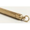 ANTICA PENNA STILOGRAFICA retrattile PENCIL TELESCOPICA Vittoriana oro DIP PEN