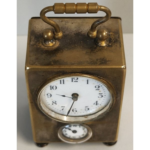 Sveglia Digitale Con Display Grande, Temperatura E Umidità – Orologio LCD Portatile Con Staffa, Alimentato A Batteria CR2032, Nero 15x7.5cm