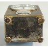 ANTICA SVEGLIA da VIAGGIO epoca 900 argentata OROLOGIO SUONERIA old TRAVEL CLOCK