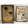 ANTICA SVEGLIA da VIAGGIO epoca 900 argentata OROLOGIO SUONERIA old TRAVEL CLOCK