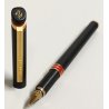 FERRARI by Cartier Aurora PENNA STILOGRAFICA Nero Rosso Oro VINTAGE FOUNTAIN PEN