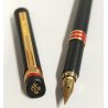FERRARI by Cartier Aurora PENNA STILOGRAFICA Nero Rosso Oro VINTAGE FOUNTAIN PEN