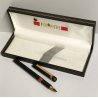 FERRARI by Cartier Aurora PENNA STILOGRAFICA Nero Rosso Oro VINTAGE FOUNTAIN PEN