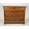 ANTICO COMO CASSETTONE 1800 CAPPUCCINO 4 CASSETTI INTARSIATO LEGNO NOCE EPOCA