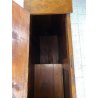 ANTICA CREDENZA PORTA LEGNA NOCE LEGNAIA 1800 LEGNO CAMINO EPOCA RIBALTA SALOTTO