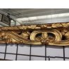 ANTICO GRANDE SPECCHIO SPECCHIERA BAROCCA CORNICE LEGNO SCOLPITO DORATO 124x93cm