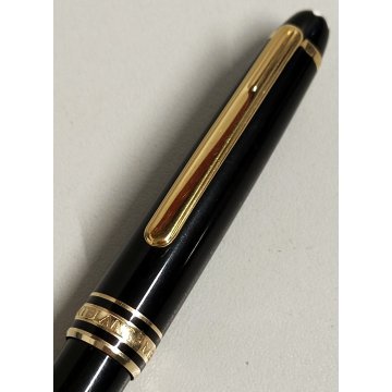 PENNA SFERA Montblanc Meisterstuck Pix CLASSIC NERO ORO vintage BALLPOINT PEN