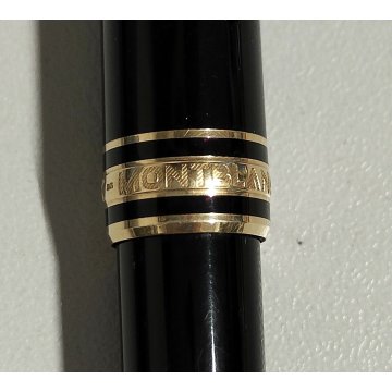 PENNA SFERA Montblanc Meisterstuck Pix CLASSIC NERO ORO vintage BALLPOINT PEN
