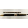 PENNA SFERA Montblanc Meisterstuck Pix CLASSIC NERO ORO vintage BALLPOINT PEN