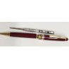 PENNA Montblanc Meisterstuck Pix CLASSIC BORDEAUX ORO vintage BALLPOINT PEN