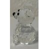 ORSETTO SWAROVSKI PICCOLA SCULTURA CRISTALLO FIGURA ARREDO CRYSTAL ORSO VETRO 