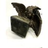 ANTICA SCULTURA  ANTIMONIO BUSTO DEA GIOVENTU Hebe  AQUILA GIOVE FRENCH Art Decò