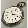 ANTICO OROLOGIO TASCA Geneve ARGENTO 800 epoca 1800 taschino OLD POCKET WATCH