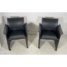 COPPIA POLTRONA DESIGN ATTR. CASSINA MODELLO BREAK 401 MARIO BELLINI ANNI 70/80