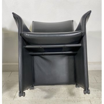 COPPIA POLTRONA DESIGN ATTR. CASSINA MODELLO BREAK 401 MARIO BELLINI ANNI 70/80