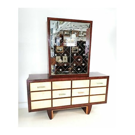 CABINET BORSANI CREDENZA MOBILE BAR PERGAMENA DESIGN FONTANA ARTE DECO SIDEBOARD