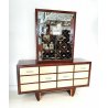 CABINET BORSANI CREDENZA MOBILE BAR PERGAMENA DESIGN FONTANA ARTE DECO SIDEBOARD