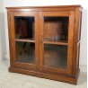 ANTICA CREDENZA VETRINA LEGNO QUERCIA ETAGERE PRIMI 1900 ESPOSITORE EPOCA VETRO