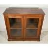 ANTICA CREDENZA VETRINA LEGNO QUERCIA ETAGERE PRIMI 1900 ESPOSITORE EPOCA VETRO