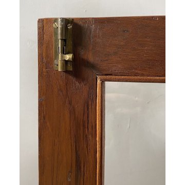 ANTICA CREDENZA VETRINA LEGNO QUERCIA ETAGERE PRIMI 1900 ESPOSITORE EPOCA VETRO