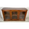 ANTICA CREDENZA VETRINA LEGNO QUERCIA ETAGERE PRIMI 1900 ESPOSITORE EPOCA VETRO