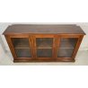 ANTICA CREDENZA VETRINA LEGNO QUERCIA ETAGERE PRIMI 1900 ESPOSITORE EPOCA VETRO