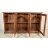 ANTICA CREDENZA VETRINA LEGNO QUERCIA ETAGERE PRIMI 1900 ESPOSITORE EPOCA VETRO