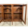 ANTICA CREDENZA VETRINA LEGNO QUERCIA ETAGERE PRIMI 1900 ESPOSITORE EPOCA VETRO