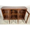 ANTICA CREDENZA VETRINA LEGNO QUERCIA ETAGERE PRIMI 1900 ESPOSITORE EPOCA VETRO