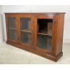 ANTICA CREDENZA VETRINA LEGNO QUERCIA ETAGERE PRIMI 1900 ESPOSITORE EPOCA VETRO