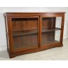 ANTICA CREDENZA VETRINA LEGNO QUERCIA ETAGERE PRIMI 1900 ESPOSITORE EPOCA VETRO