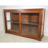 ANTICA CREDENZA VETRINA LEGNO QUERCIA ETAGERE PRIMI 1900 ESPOSITORE EPOCA VETRO