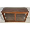 ANTICA CREDENZA VETRINA LEGNO QUERCIA ETAGERE PRIMI 1900 ESPOSITORE EPOCA VETRO