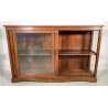 ANTICA CREDENZA VETRINA LEGNO QUERCIA ETAGERE PRIMI 1900 ESPOSITORE EPOCA VETRO