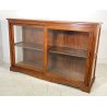ANTICA CREDENZA VETRINA LEGNO QUERCIA ETAGERE PRIMI 1900 ESPOSITORE EPOCA VETRO