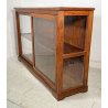 ANTICA CREDENZA VETRINA LEGNO QUERCIA ETAGERE PRIMI 1900 ESPOSITORE EPOCA VETRO