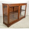 ANTICA CREDENZA VETRINA LEGNO QUERCIA ETAGERE PRIMI 1900 ESPOSITORE EPOCA VETRO